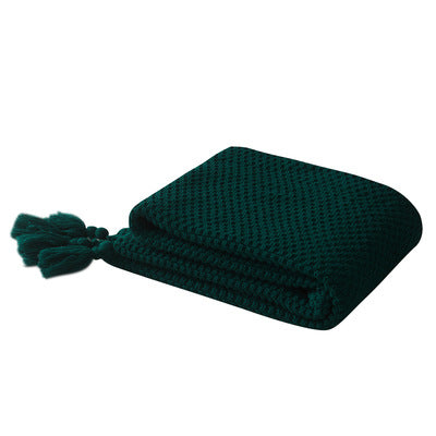 Colcover Tassel Knitted Blanket