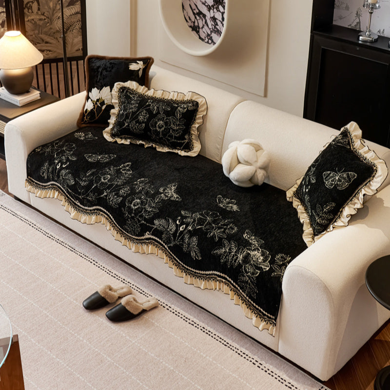 Butterfly and Flower Sofa Cushion