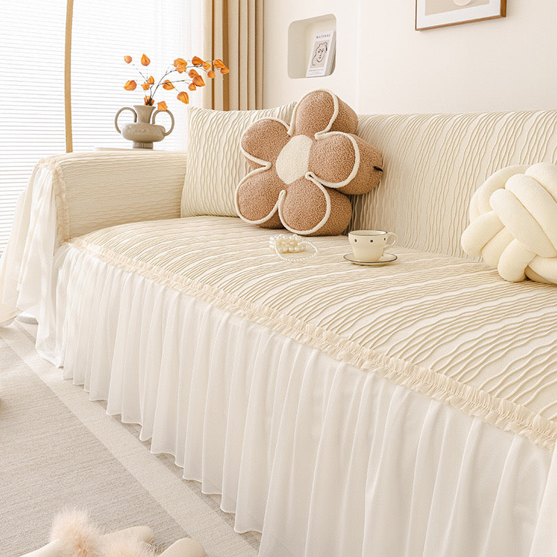 Colcover Light French Cream Style Sofa Cover