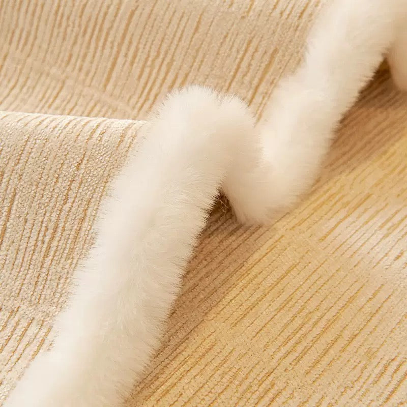 Cream Style Irregular Sofa Cushion