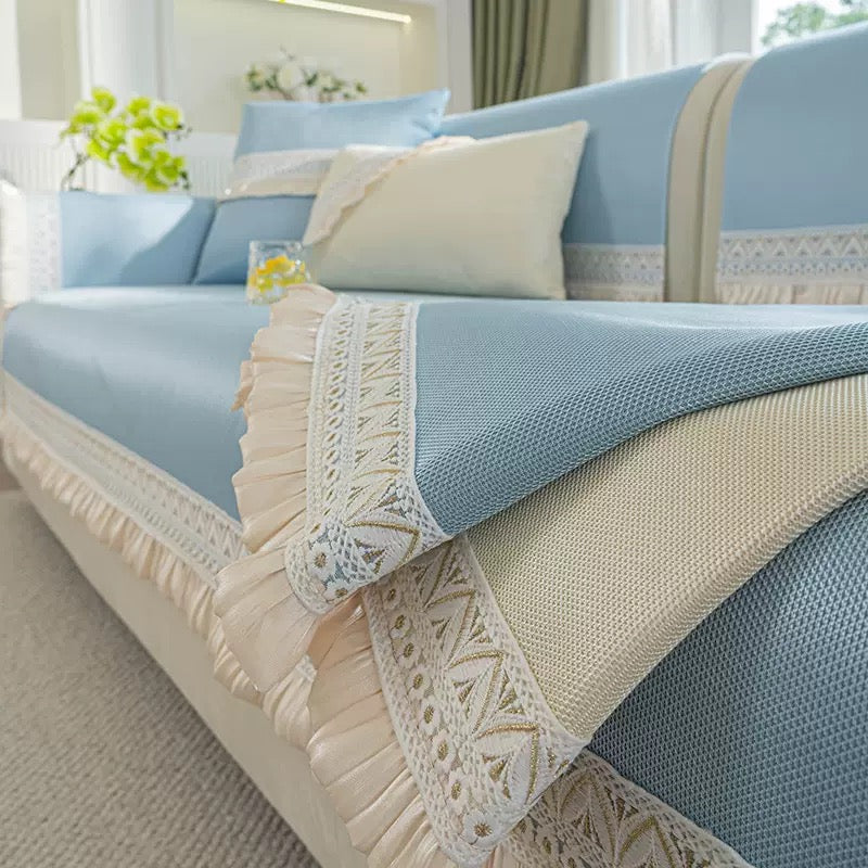 Ice Silk Cooling Mat Sofa Cushion