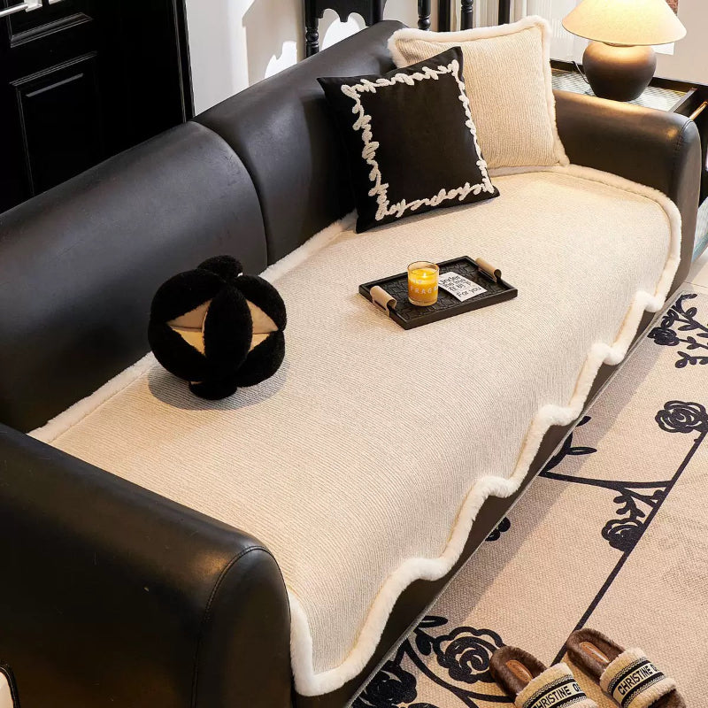 Cream Style Irregular Sofa Cushion