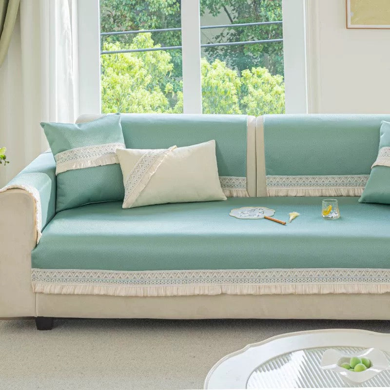 Ice Silk Cooling Mat Sofa Cushion