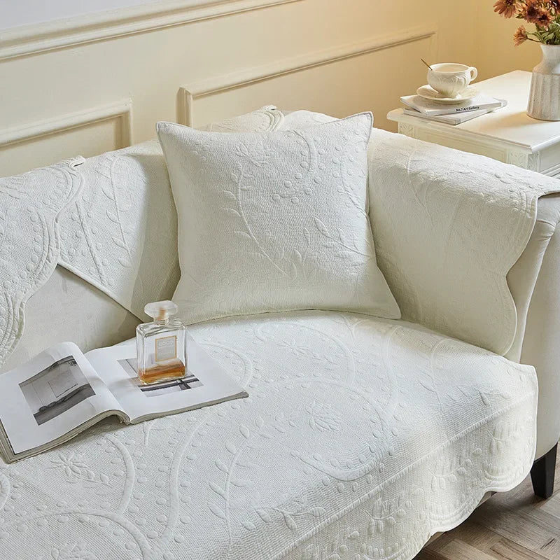 Funda de sofá retro francesa