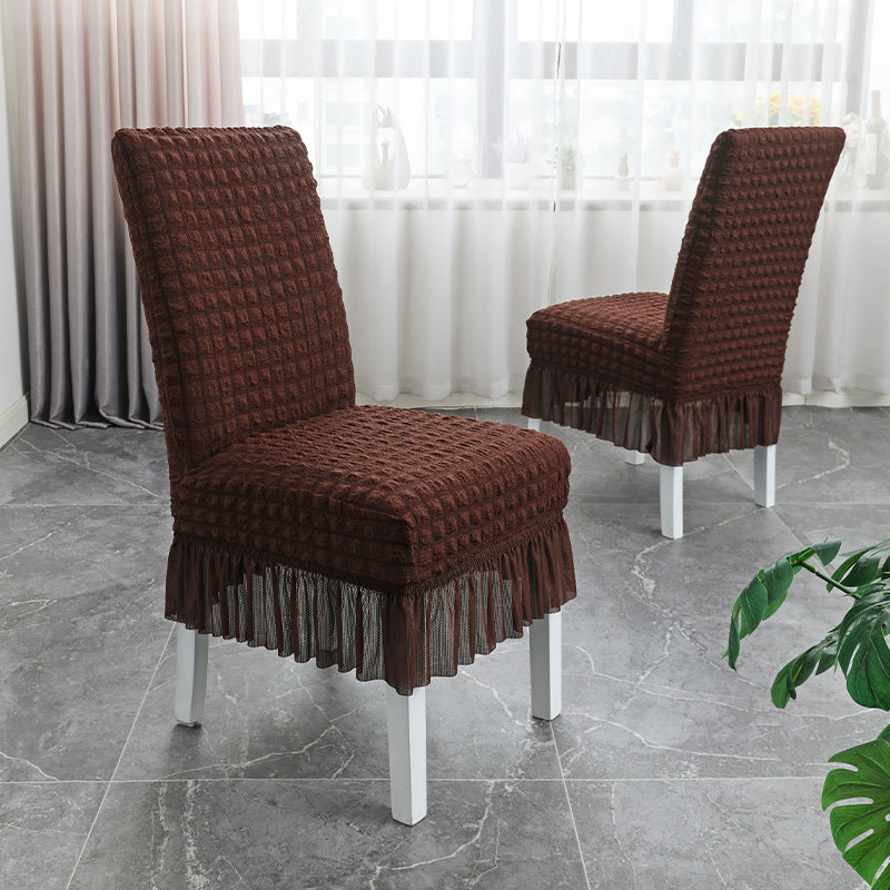 Colcover Foam Gauze Skirt Chair Cover