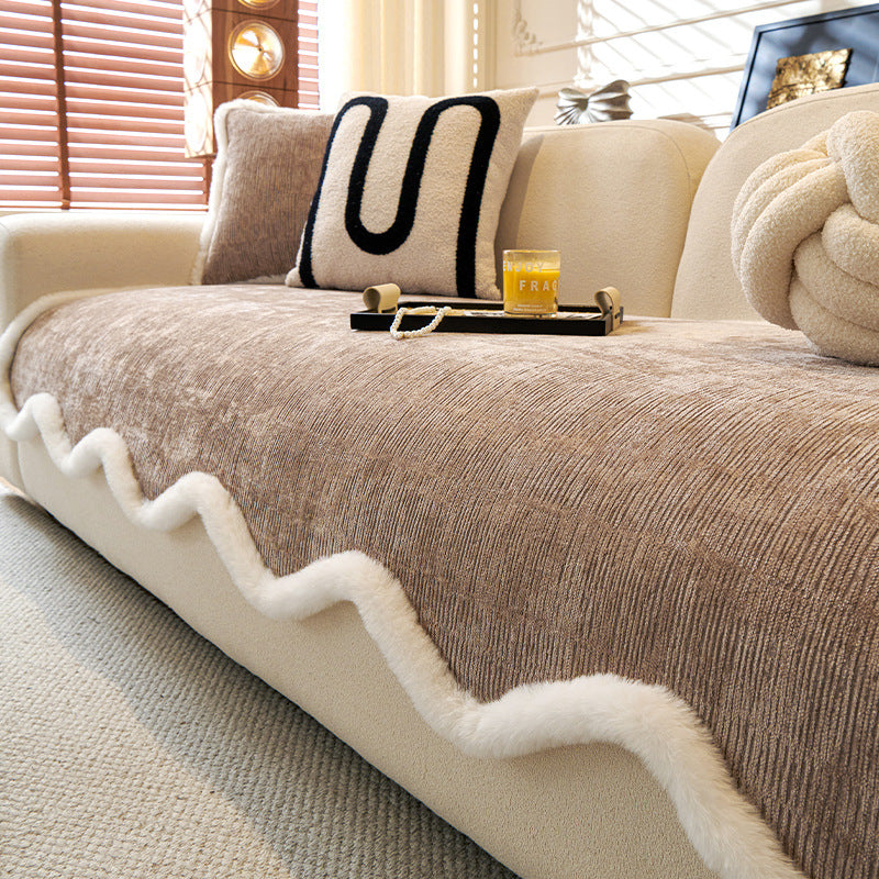 Cream Style Irregular Sofa Cushion
