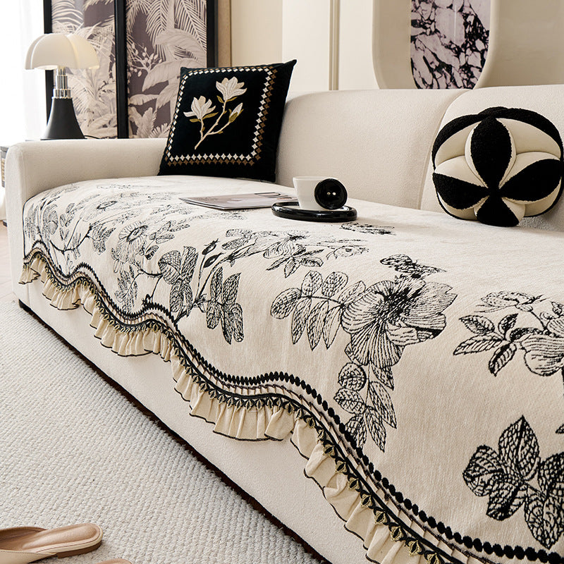 Butterfly and Flower Sofa Cushion