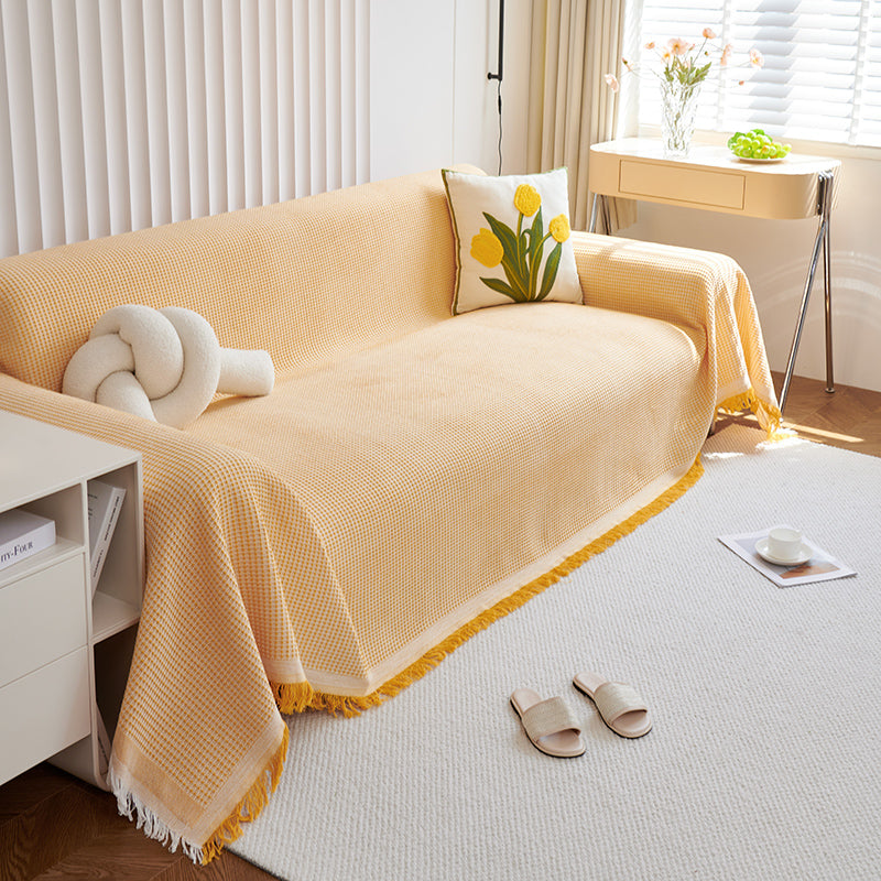 Colcover Waffle Minimalist Sofa Cover