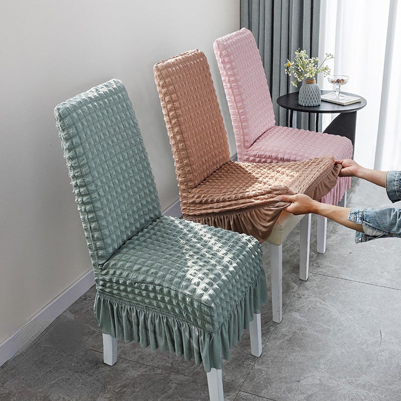 Foam Gauze Skirt Chair Cover