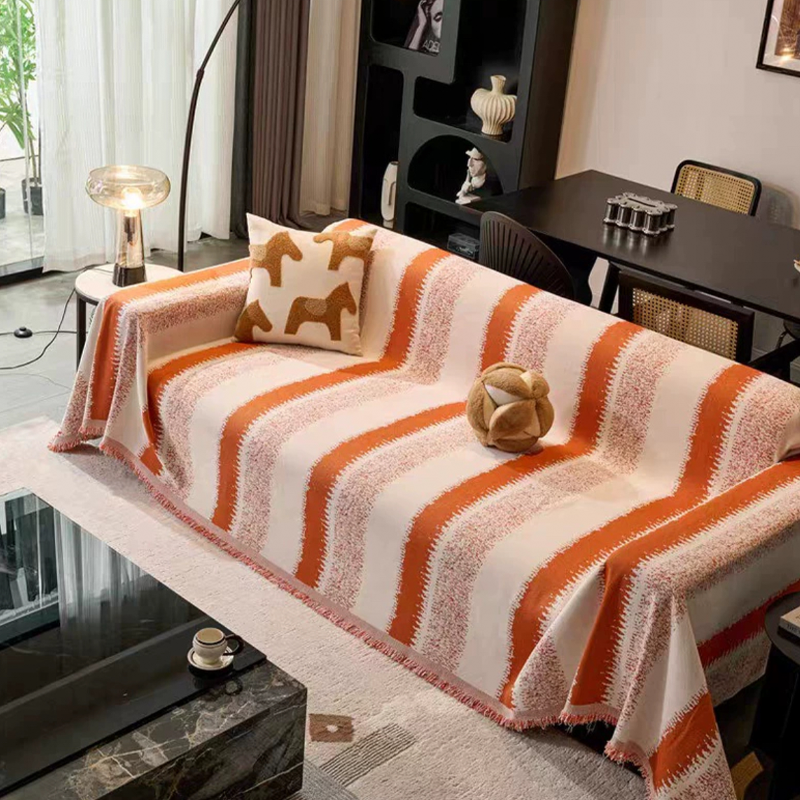 Colcover Striped Retro Sofa Cover