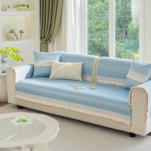 Ice Silk Cooling Mat Sofa Cushion