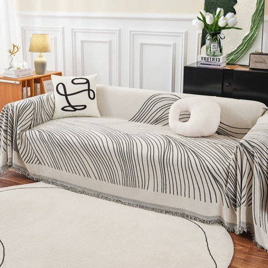 Ins Style Line All-inclusive Sofa Towel