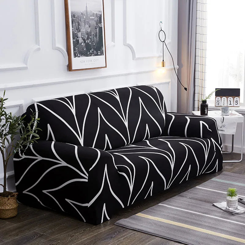 Modern Diagonal Line Sofa Cover