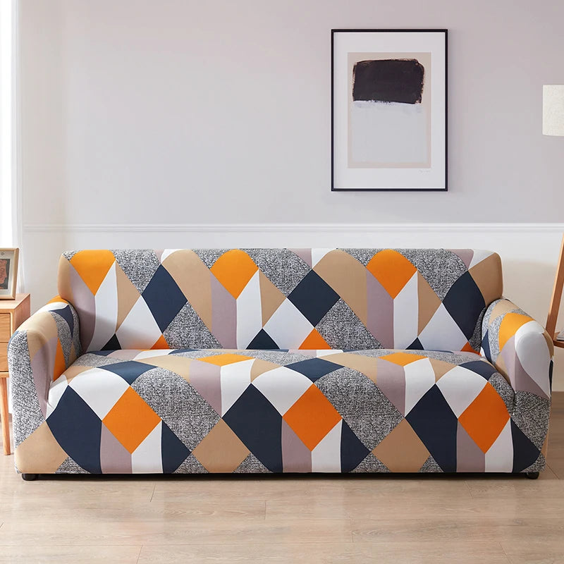 Modern Diagonal Line Sofa Cover