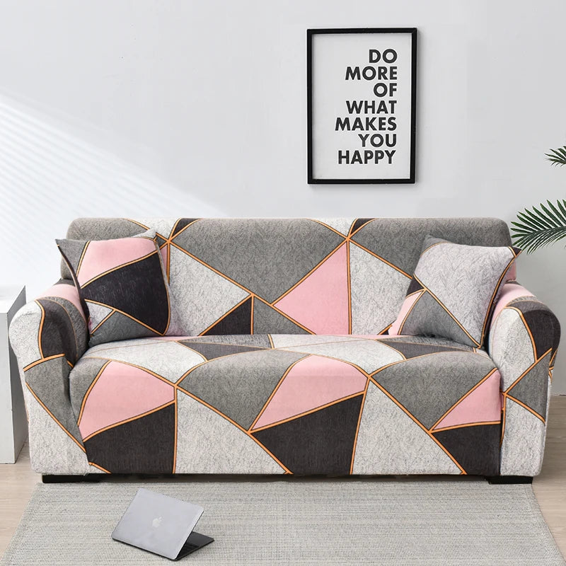 Modern Diagonal Line Sofa Cover