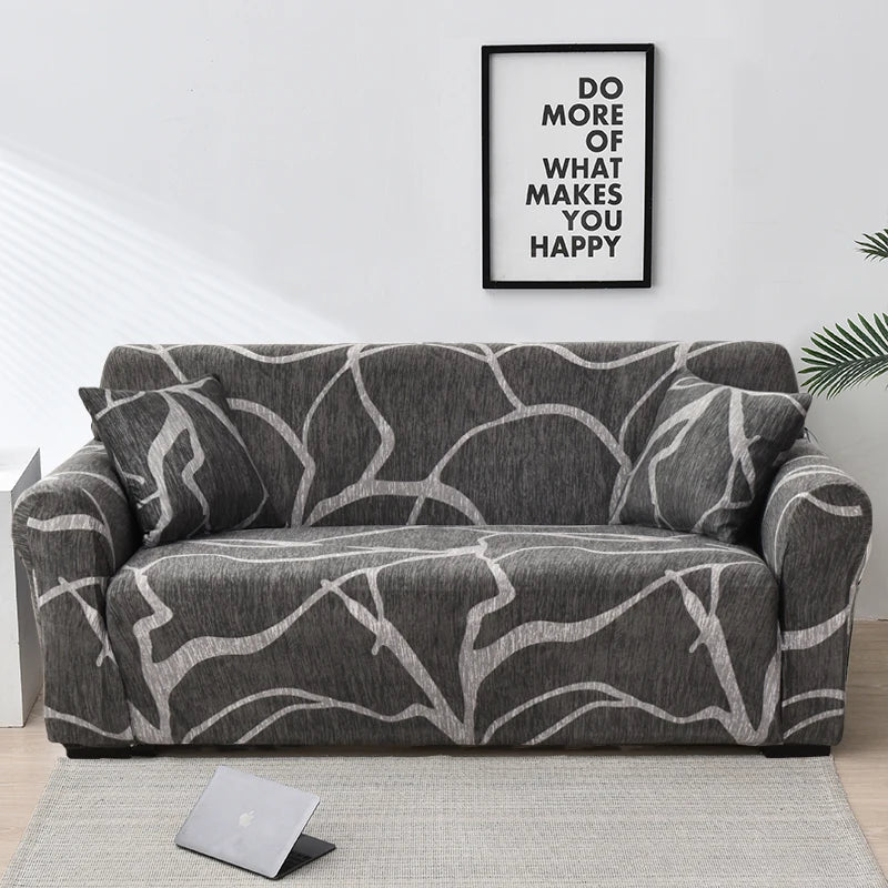 Modern Diagonal Line Sofa Cover