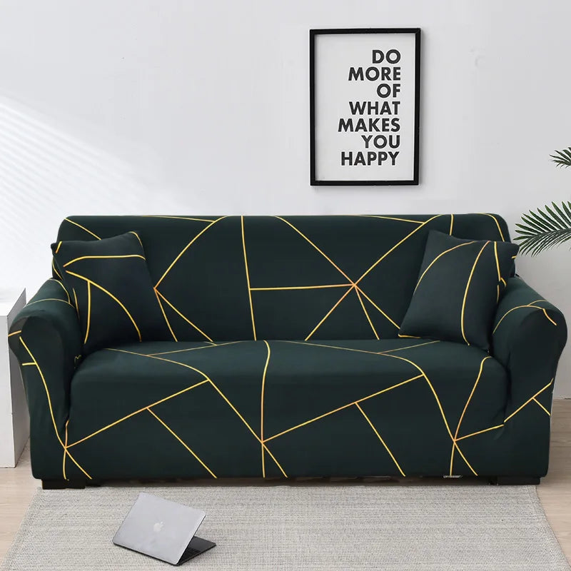 Modern Diagonal Line Sofa Cover