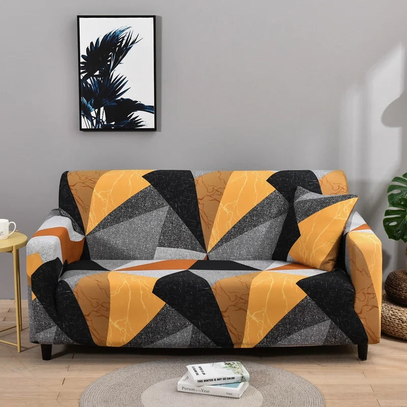 Modern Diagonal Line Sofa Cover