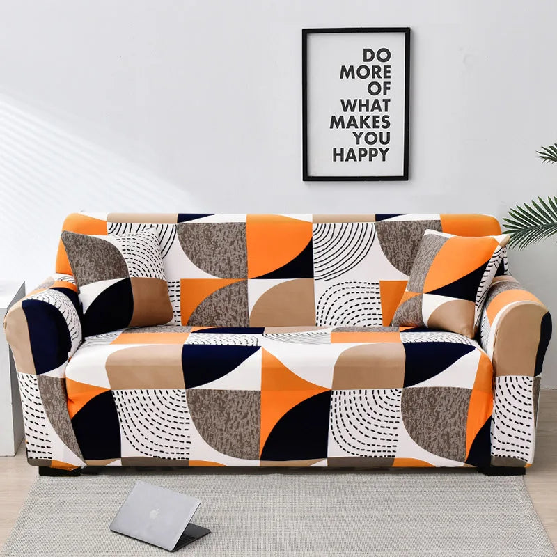 Modern Diagonal Line Sofa Cover