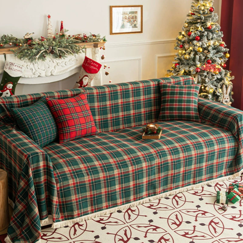 Sofa christmas cover sale