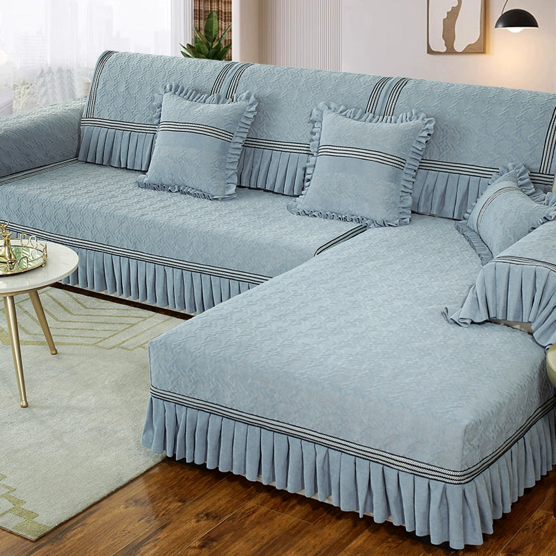 Colcover Silicone bottom sofa cushion combination set