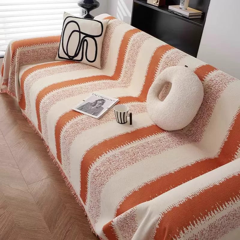 Colcover Striped Retro Sofa Cover