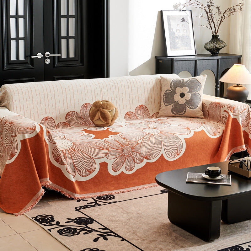 Floral Anti Slip Sofa Cover