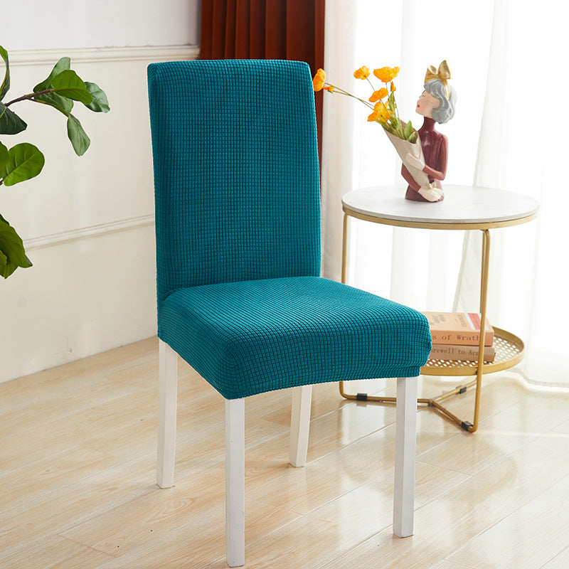 Thick Elastic Chair Cover Made Of Fleece