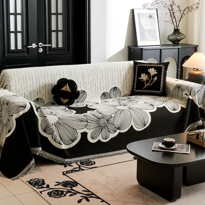 Floral Anti Slip Sofa Cover