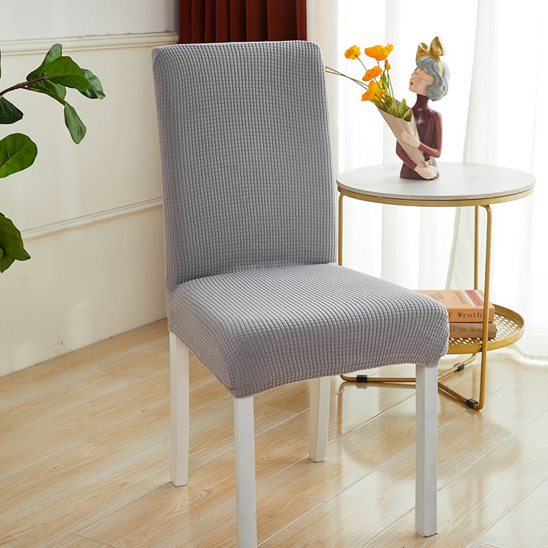 Thick Elastic Chair Cover Made Of Fleece