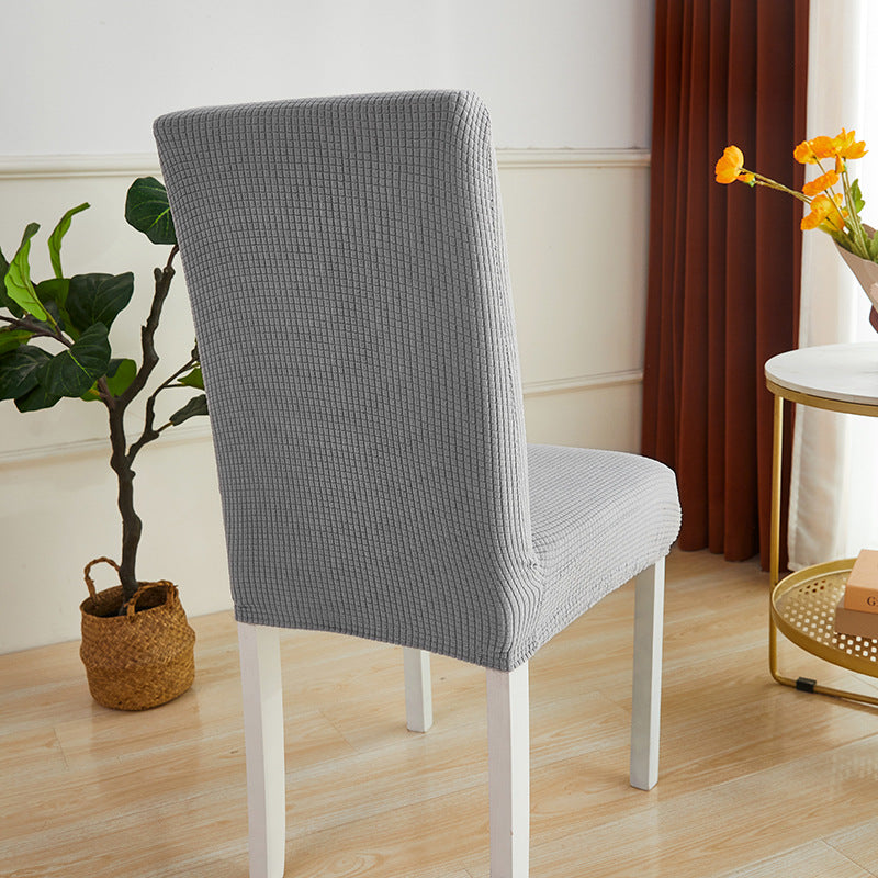 Thick Elastic Chair Cover Made Of Fleece