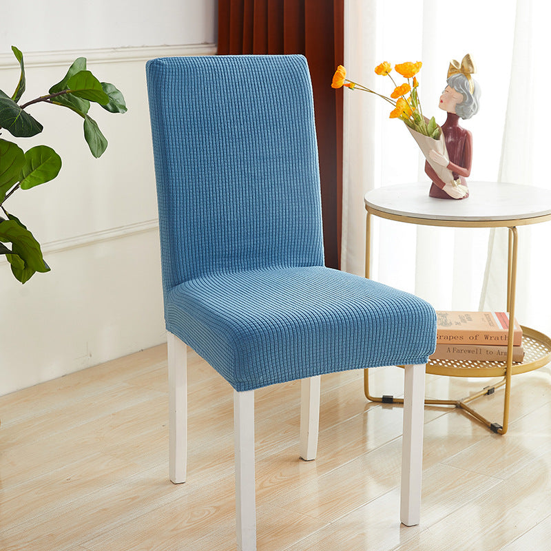 Thick Elastic Chair Cover Made Of Fleece