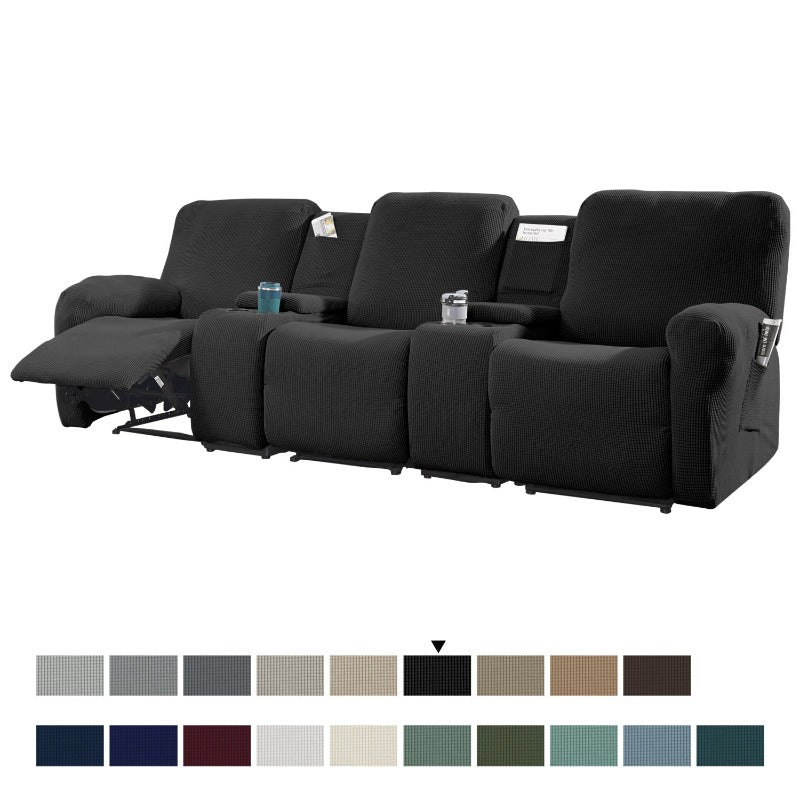 Lying Chair Sofa Cover With Center Console